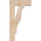 Ekena Millwork Funston Block Smooth Bracket, Douglas Fir, 3 1/2"W x 14"D x 26"H BKT04X14X26FST05SDF - alternate 2